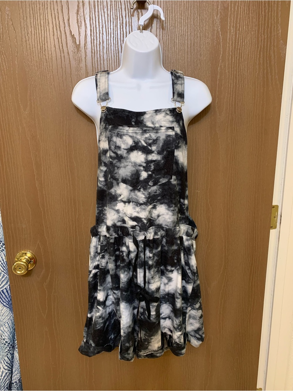 Romper Tie-Dye Black & White Size XL